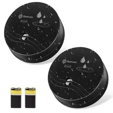 2 Pack Water Leak Detectors,100dB Alarms for Home