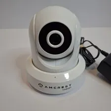 Amcrest IP2M‑841W 1080P WiFi Pan/Tilt Indoor IP Camera – White – Used w/ Power