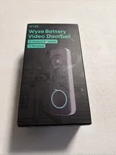 Wyze Battery Video Doorbell 1536p HD+ Wireless Night Vision 2-Way Audio