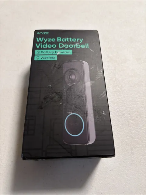 Wyze Battery Video Doorbell 1536p HD+ Wireless Night Vision 2-Way Audio