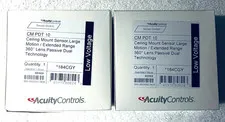 Lot of (2)- Acuity Ceiling Sensor CM PDT 10 *184CGY Large/Extended/360 Dual Tech