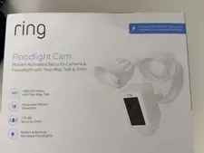Ring Floodlight Cam Pro Outdoor Wired Wi-Fi 1080p Network Camera - White