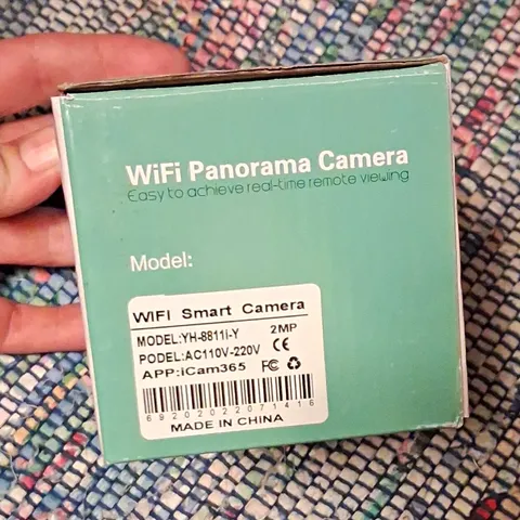 WiFi Smart Camera YH-8811-Y 2MP Indoor IP Wi-Fi Surveillance Camera White