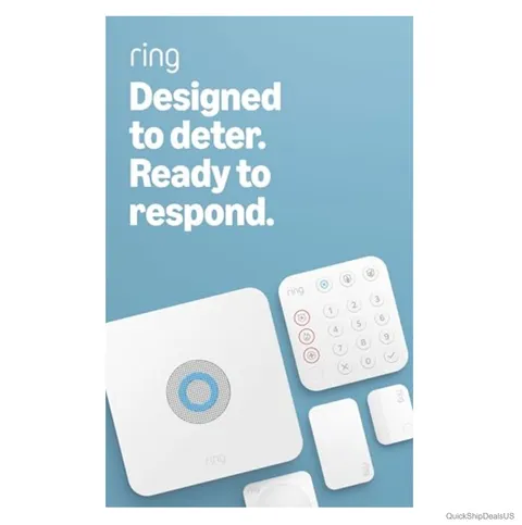 Wireless Smart Home Security System Alarm Kit 5 Piece Base Station Keypad