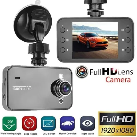 Kindsells 720P/1080P Full HD Screen Car DVR Camera Multi-Function HD Dash Record