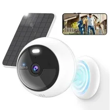 1080P Security Cameras Wireless Outdoor Magnetic with Solar Panel
