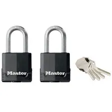 Master Lock M115EURTLF Excell™ Time Resistant 45mm 4-Pin Lock - Ka X 2