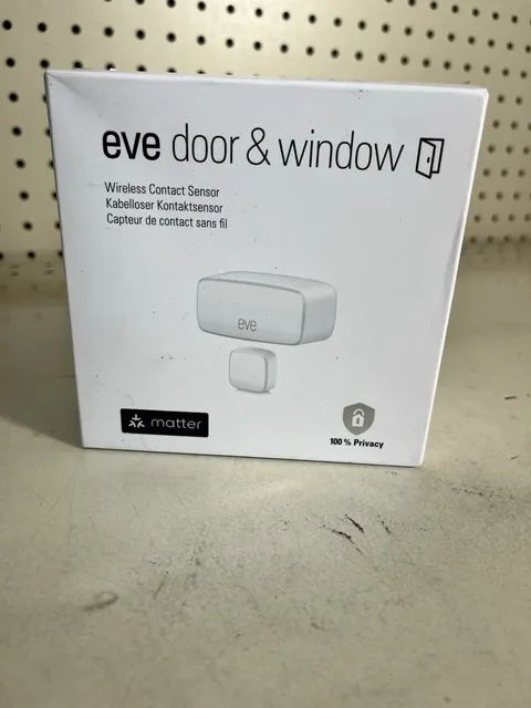 Eve Door & Window (Matter) Smart Contact Sensor 20EBN9901 For Apple Home