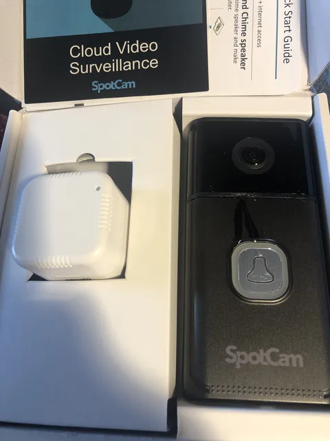 SpotCam Video Doorbell Pro WiFi Wire-Free 1080P 180° Wide Angle Security Camera