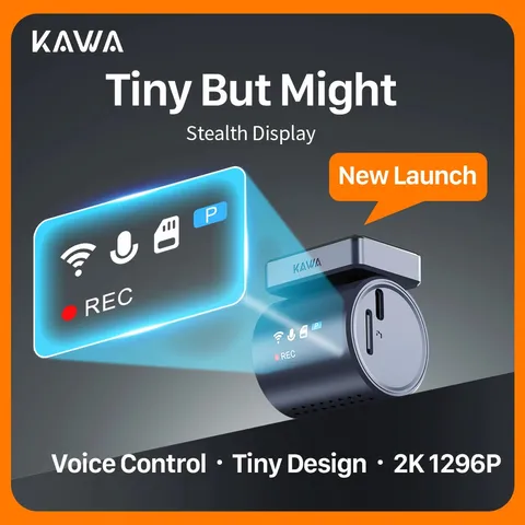 2K KAWA MINI 3 Pro Cameras for Car DVR Tiny Dash Cam 24 Parking Auto Video Recor