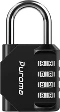 1 Pack Combination Lock Locker 4 Digits Combo Padlock Gym Black