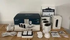 Arlo Ultra 2 Spotlight Cameras Security Bundle 3-Pack + Video Doorbell 2nd Gen