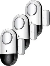 120 DB Ultra Slim Wireless Alarms - Child & Elder Safety - 3 Devices Included
