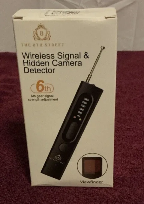 The 8th Street Wireless Signal & Hidden Camera Detector Bnib 6th Gear Signal