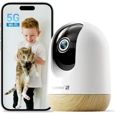 Smart Indoor WiFi Camera with Cloud Storage & Two-Way Talk - Ideal for Nursery