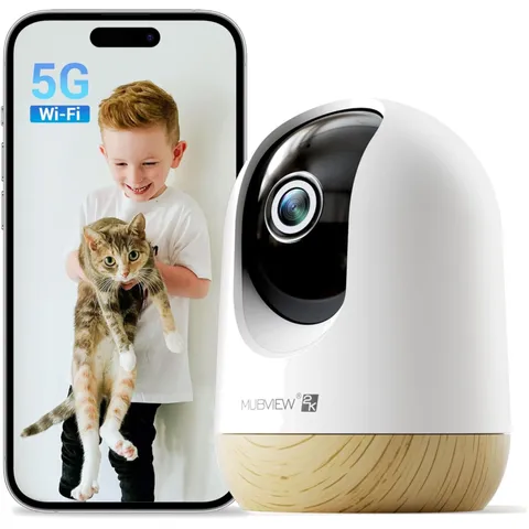 Smart Indoor WiFi Camera with Cloud Storage & Two-Way Talk - Ideal for Nursery