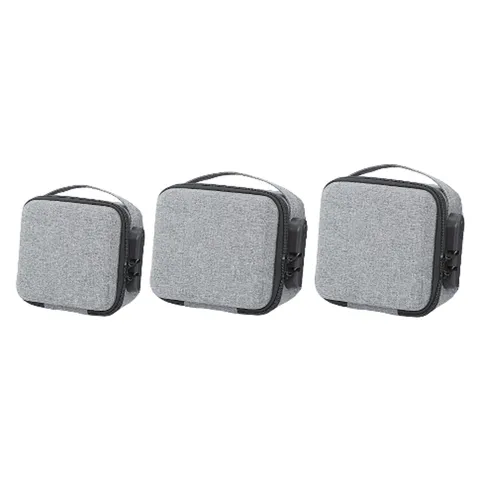 Office Stamp Lock Box Handbag Storage Bag for Filing Personal Items Business