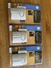 3 GE Deluxe Wireless Door Alarm (alarm/chime) (45117) Easy-Install NEW