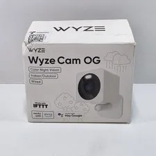 Wyze Cam OG Indoor Outdoor Color Night Vision WYZECGS Open Box Sealed Cam