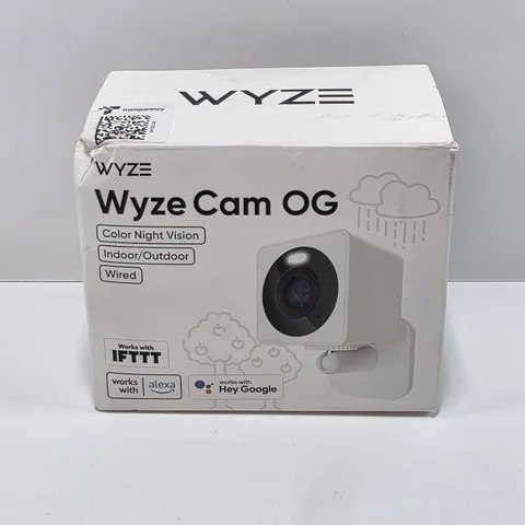 Wyze Cam OG Indoor Outdoor Color Night Vision WYZECGS Open Box Sealed Cam