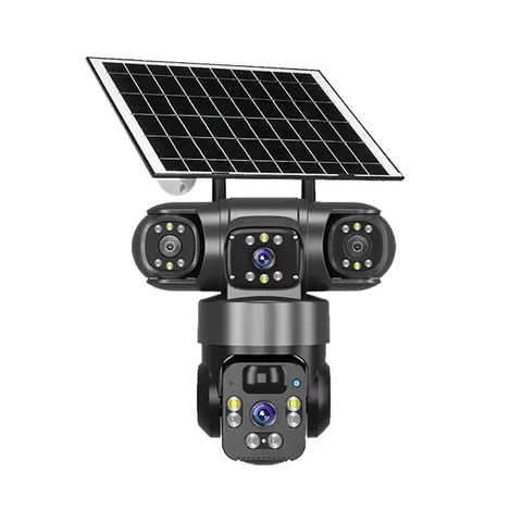 Cugo 15MP Solar PTZ Security Camera Triple Lens WiFi Outdoor PIR Track