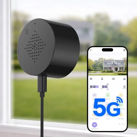 Septekon 2K 3MP HD Window Security Camera WiFi Indoor Outdoor View Black New