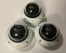 *LOT OF 3* AXIS Q3515-LV 9MM 2 MP Network Dome Camera 01039-001 Working