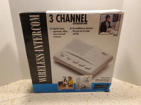 New Novi Model WI-35  Wireless Intercom 3 Channel Expansion Unit New