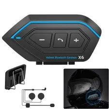 Motorcycle Bluetooth Helmet Headphone Stereo Headset Speaker Mic For Cell Phone