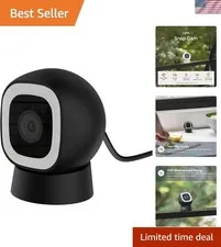 Smart 2K AI Wired Security Camera with Color Night Vision & Magnetic Mount