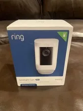 Ring Spotlight Cam Pro, Battery, 3D Motion - White