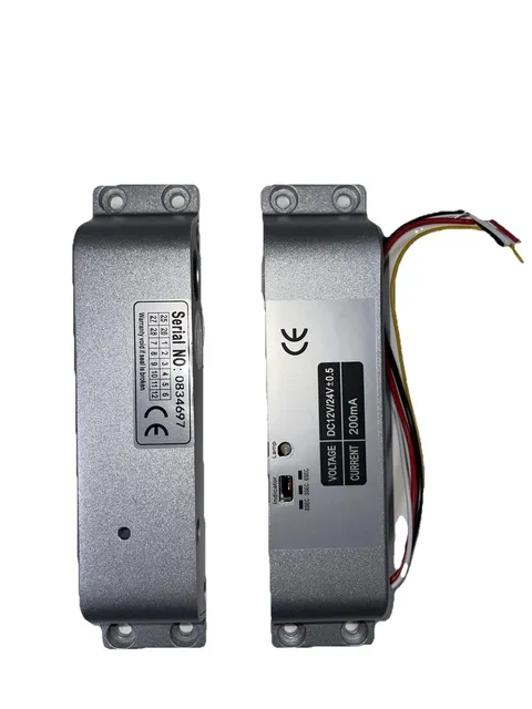 Electric Drop Bolt Lock DC 12V Fail-Safe NC Mode Electronic Door Lock for Access