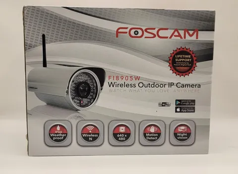 Foscam FI8905W Wireless Wi-Fi Outdoor IP Camera Night Vision Motion 640x480