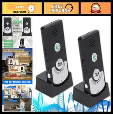 Wireless 2-Way Intercom System for Home - Long Range Voice Communication Unit