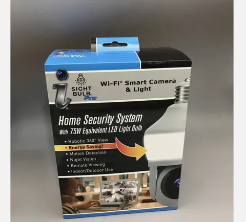 Sight Bulb WiFi Smart Camera & Light Pro, 75W Equivalent LED Light