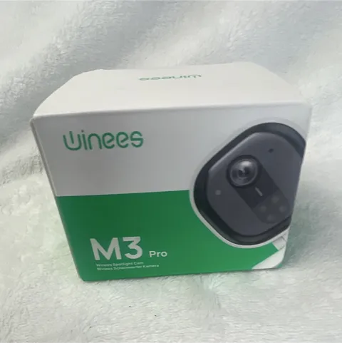 Winees M3 Pro Wi-Fi 2K Indoor/Outdoor Camera, Color Night, Human Detect, 2-Way