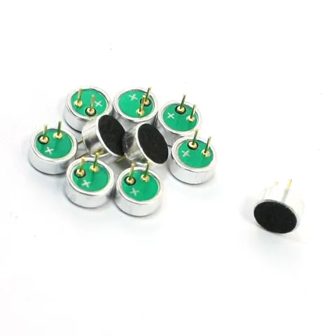 10pcs - 6027 52dB Omni-directional Electret Condenser Microphone