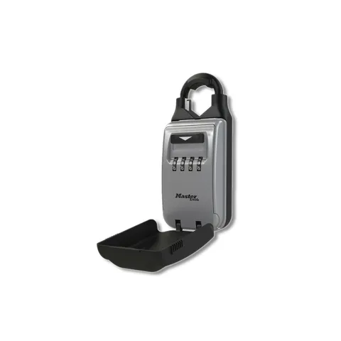 Master Lock 2-7/8 in Metal 4-Dial Combination Lock Box 5420D