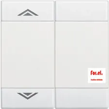 BTICINO N4911M2AHN 2-Function LivingLight Screen Print Key Cover DOWN