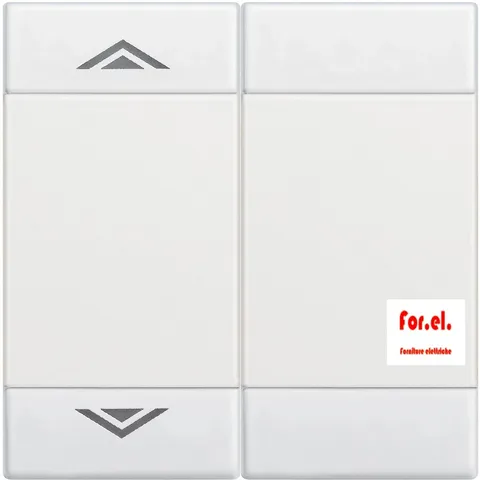 BTICINO N4911M2AHN 2-Function LivingLight Screen Print Key Cover DOWN