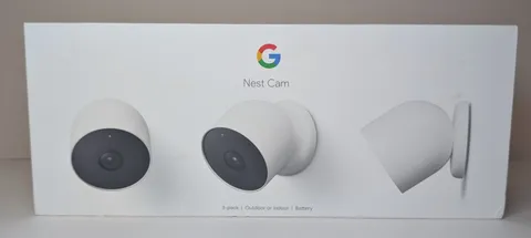 Google Nest Cam 3-Pack Outdoor Indoor Battery Wireless Security Camera NEW.~06a~