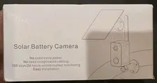 Solar Battery Wi-Fi Wireless IP Surveillance Camera, White, Solar/Battery