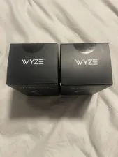 Wyze Cam Lot Of 2 WYZEC2BK Wireless Indoor Smart Home Security Camera 1080p HD