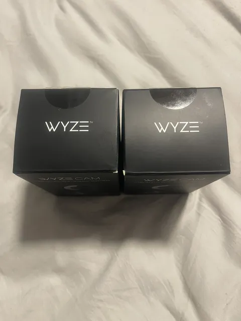 Wyze Cam Lot Of 2 WYZEC2BK Wireless Indoor Smart Home Security Camera 1080p HD