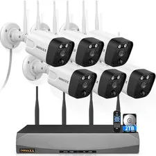 (2026 Update) Wireless Wifi Outdoor Security Camera System with Dual Antenna Cam