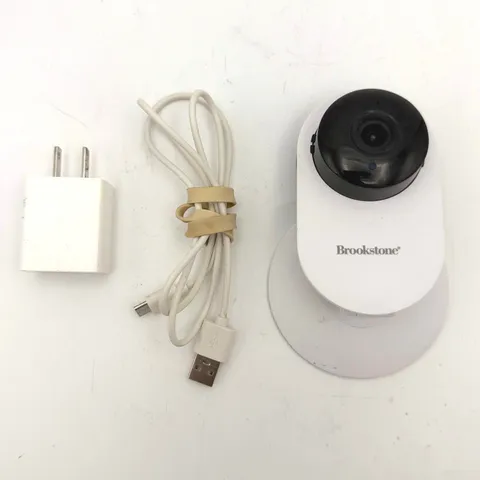 Brookstone Smart WiFi Indoor Camera White BKWIFICAM4-2PK-WM Security