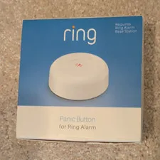 Ring Panic Button for Ring Alarm Base Station, White, 2.5 in Diameter