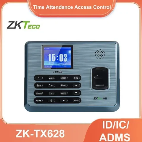 ZKTeco TX628 TCP/IP RFID USB Biometric Fingerprint Time Attendance Time Clock
