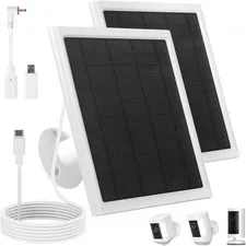 Ring Solar Panel,8W Ring Solar Charger Compatible W/ Stick Up Camera & Pro