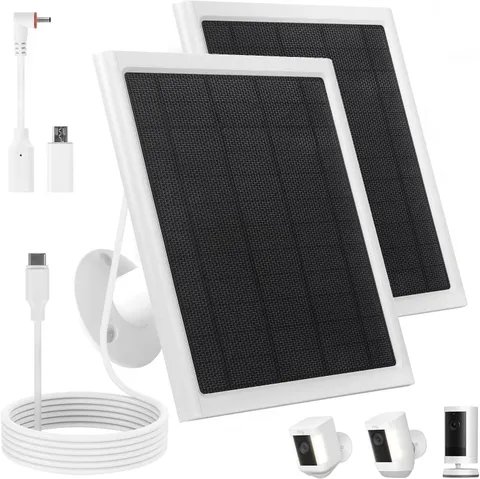 Ring Solar Panel,8W Ring Solar Charger Compatible W/ Stick Up Camera & Pro